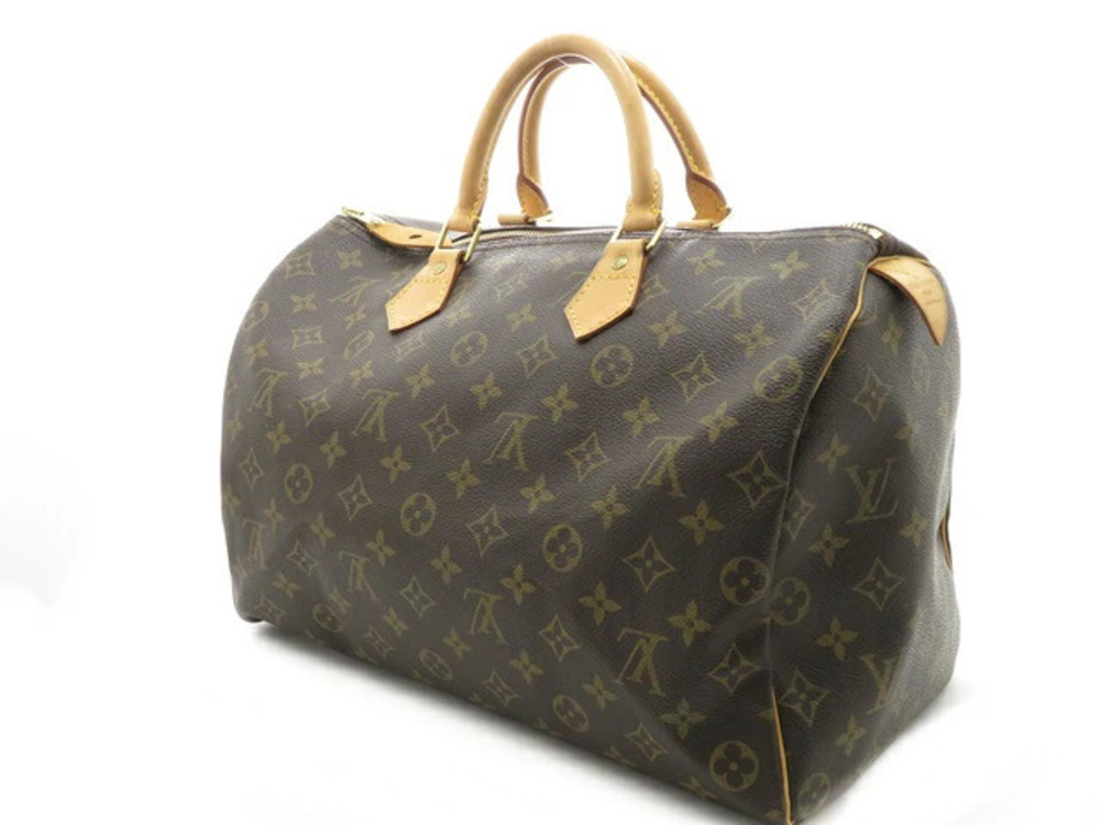 Louis Vuitton Monogram Handbag Speedy Brown